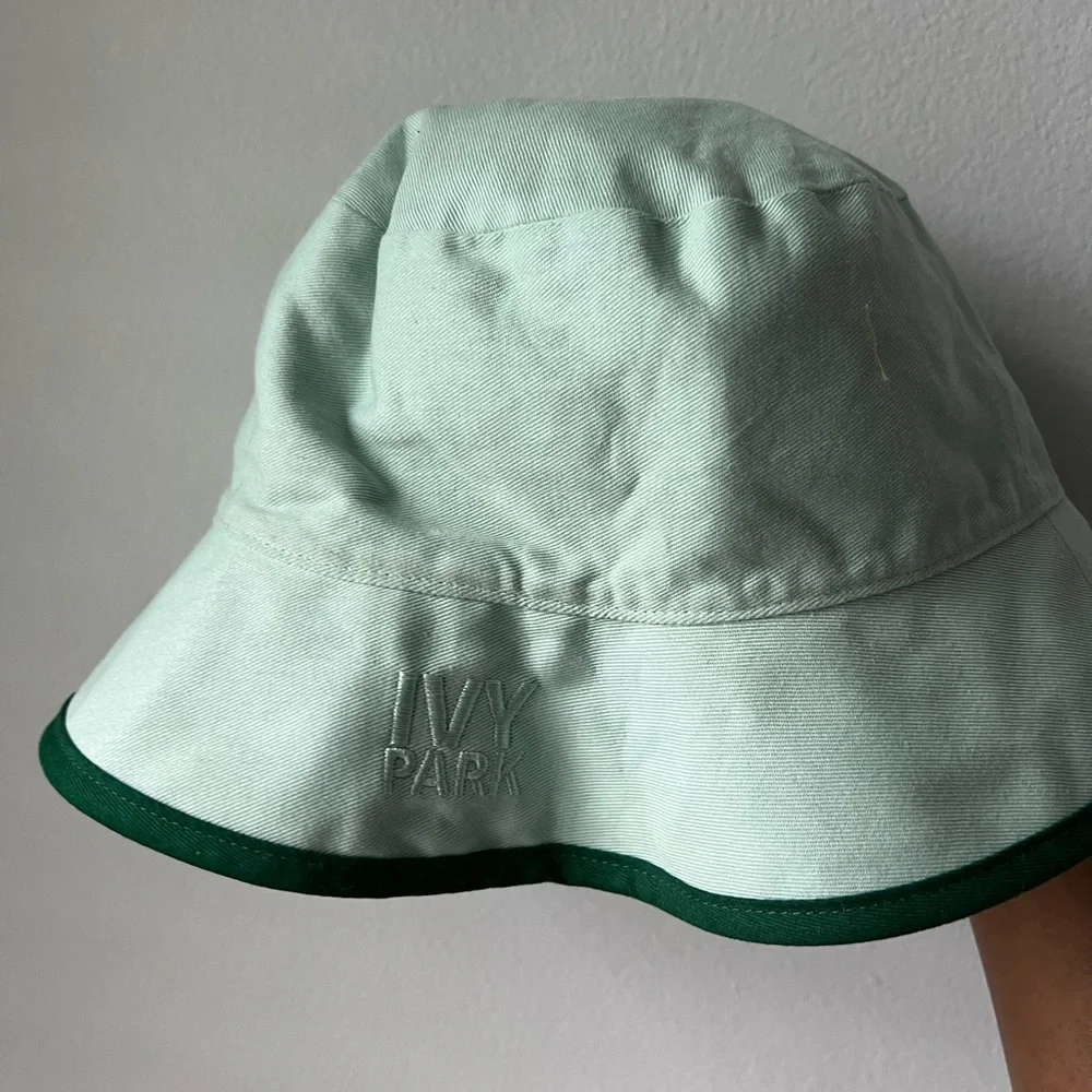 IVY PARK Dark Green Bucket Hat with Logo